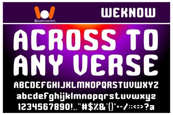 Across to Any Verse: Elevating Your Brand Identity with a Versatile Display Font
