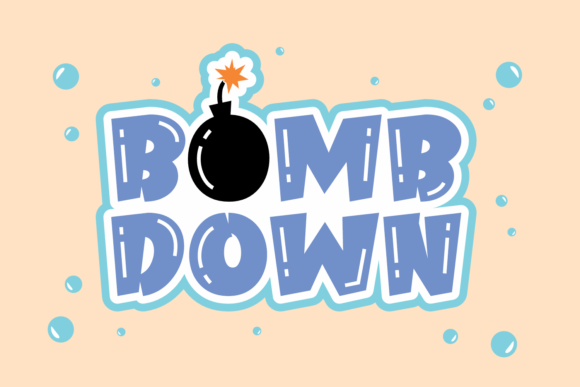 Bomb Down: A Playful Typography Solution for Modern Designers