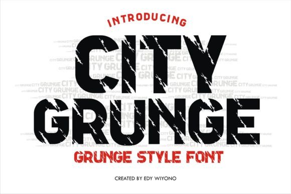 City Grunge: Raw Typography for Bold Designs