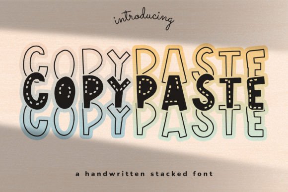 Copy Paste: The Font for Modern Creators