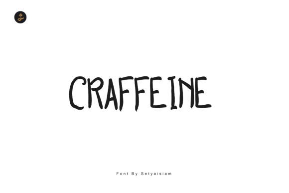 Craffeine: A Handwritten Display Font for Bold Designs