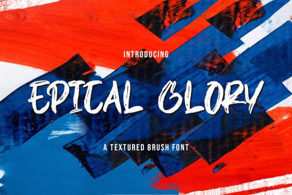 Epical Glory: A Stylish Brush Font for Bold Designs
