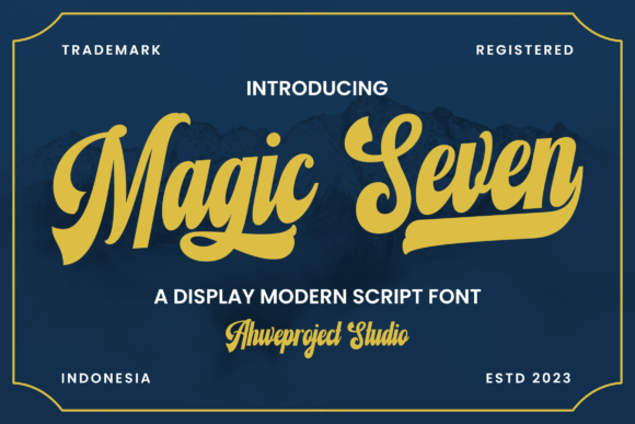Magic Seven: The Script Font That Elevates Brand Identity