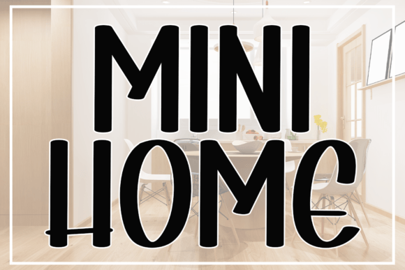 Mini Home: Elevating Your Design Projects with a Modern Handwritten Touch