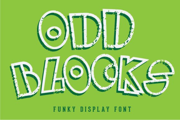 Odd Blocks: A Bold Font for Modern Design