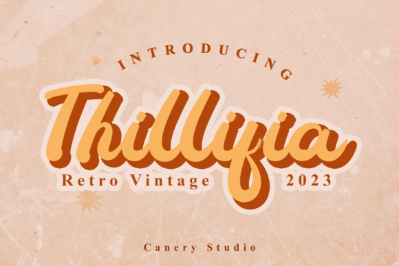 Thillifia: Bold Display Font for Impact