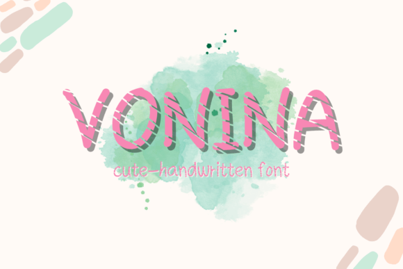 Vonina: A Playful Handwritten Font for Creative Designs