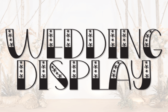 Wedding Display: Elevating Your Design Projects with Playful Typography