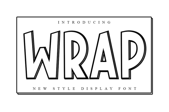 Wrap: A Modern Display Font for Bold Design